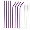 Kitcheniva 8PCS 10.5" Stainless Steel Ultra Long Metal Cocktail Straw And 2 Cleaner Brush